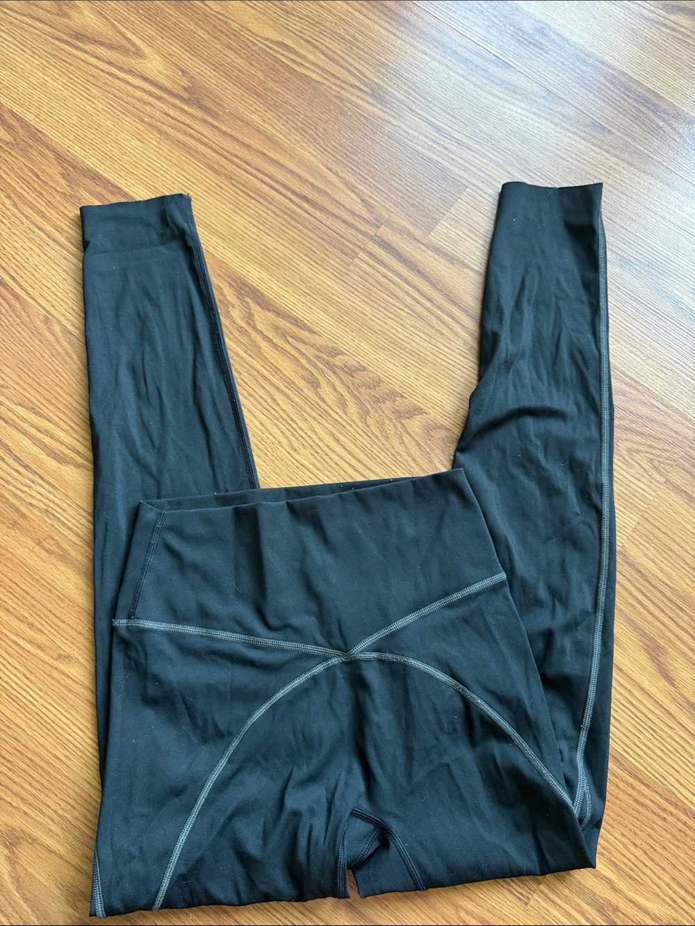 Black High-Waist Workout Leggings